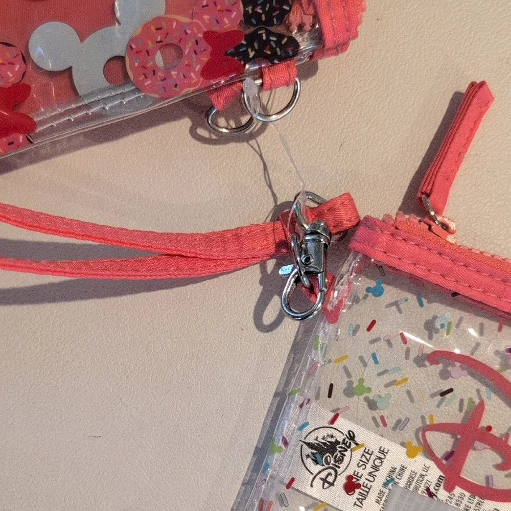 Disney Mickey Mouse Kids Bag Set - Pink and Clear